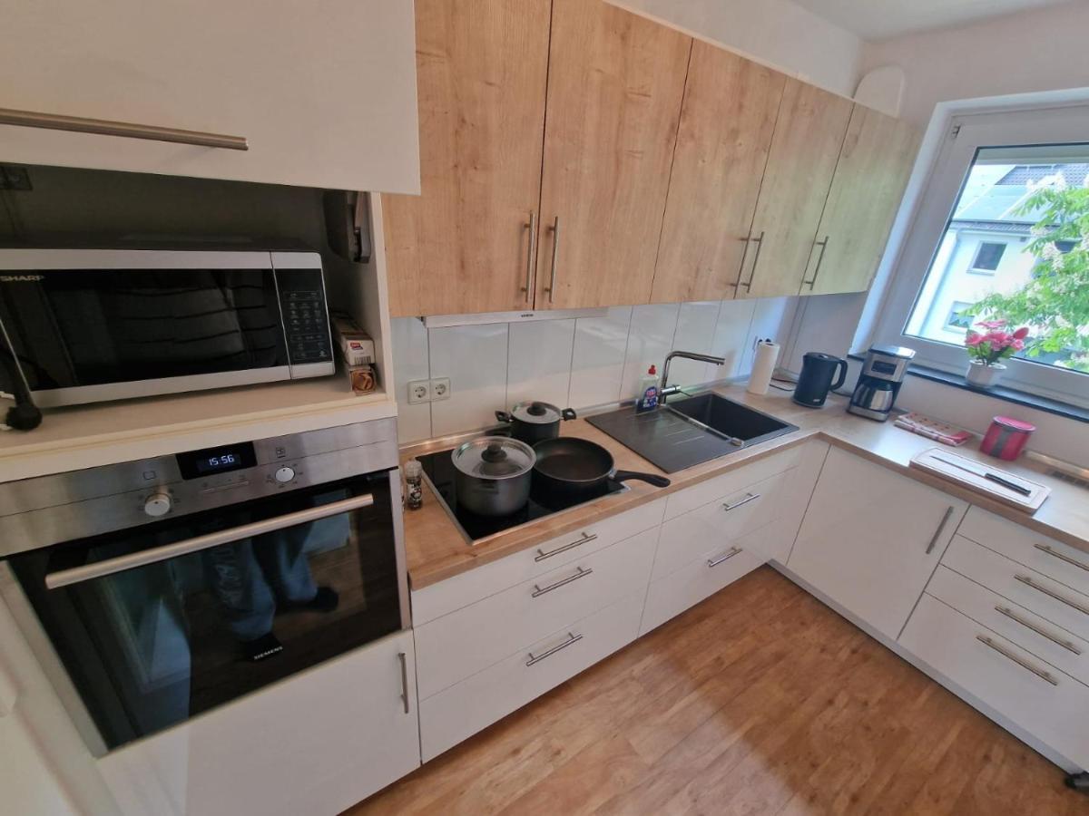 Ecocube Apartment2 Meppen14, Balkon, Kueche, Waschmaschine מראה חיצוני תמונה