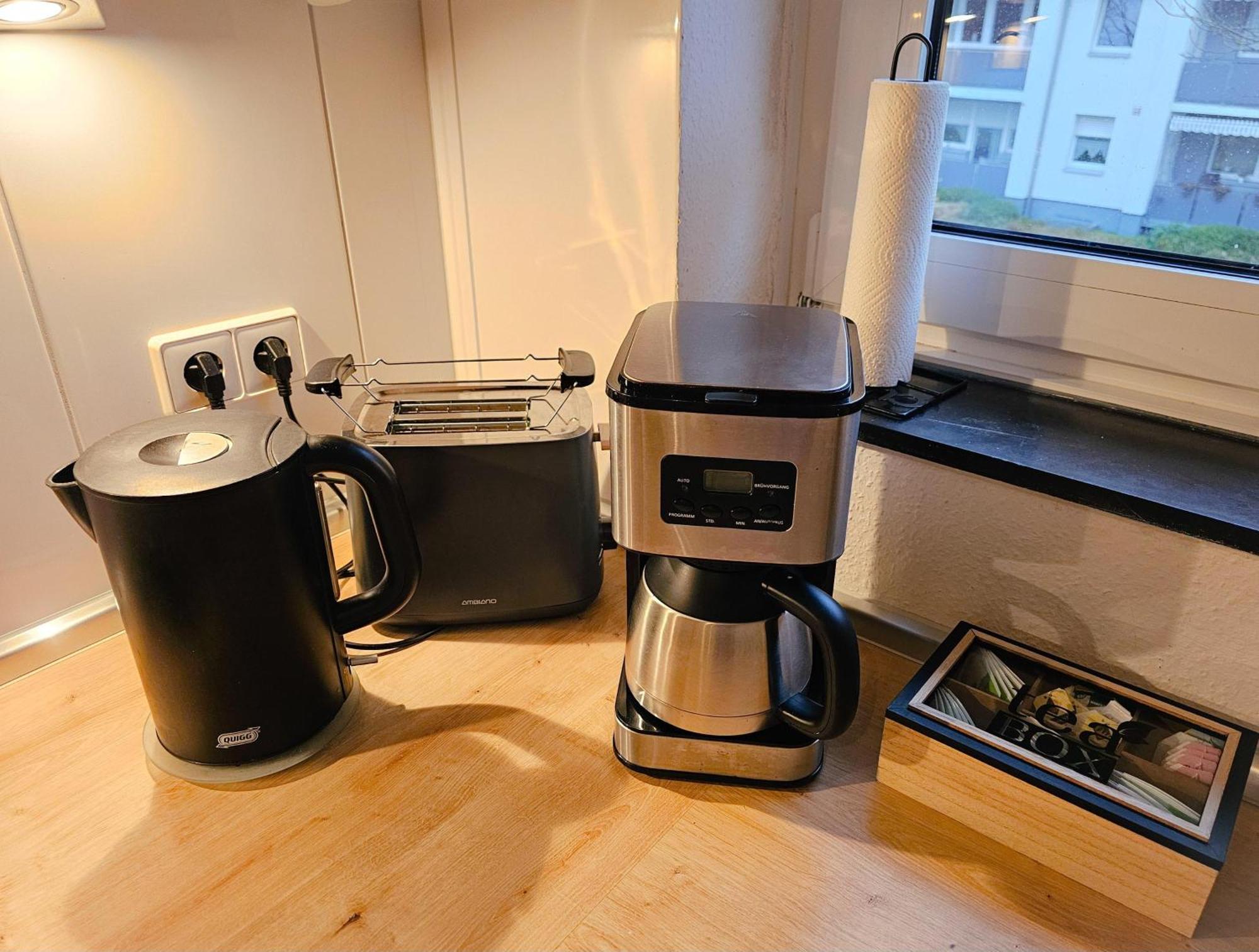 Ecocube Apartment2 Meppen14, Balkon, Kueche, Waschmaschine חדר תמונה